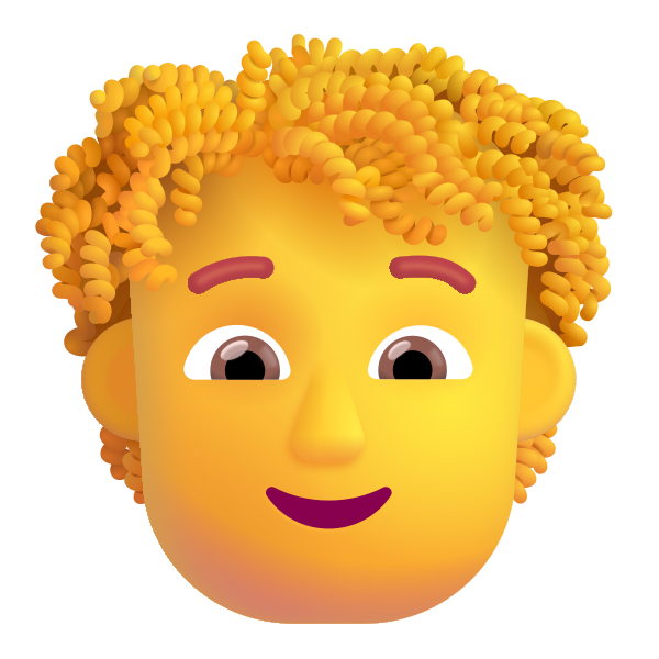 Person Curly Hair Color Default