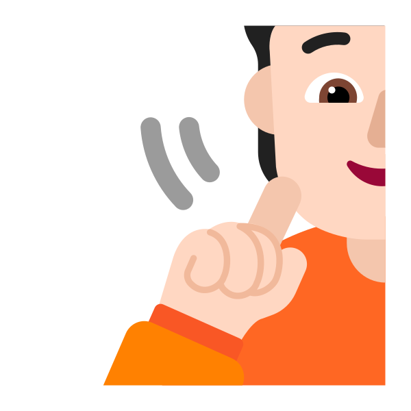Person Deaf Flat Light Vector