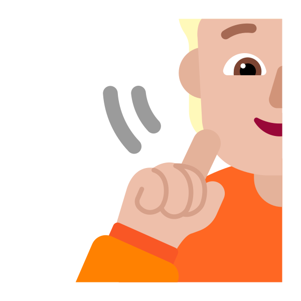 Person Deaf Flat Medium Light