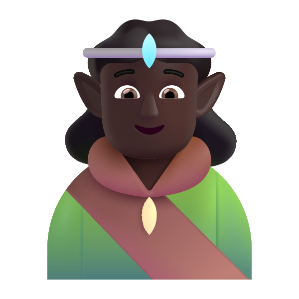 Person Elf Color Dark Vector