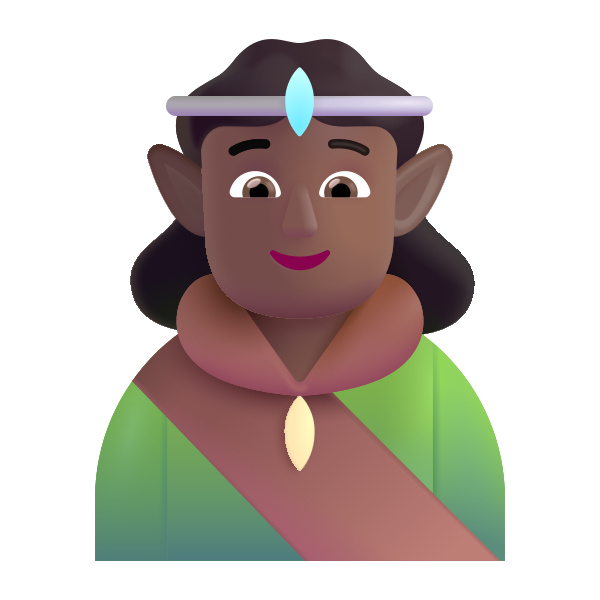 Person Elf Color Medium Dark