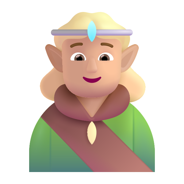 Person Elf Color Medium Light