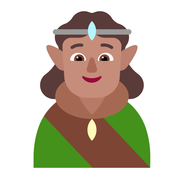 Person Elf Flat Medium Vector
