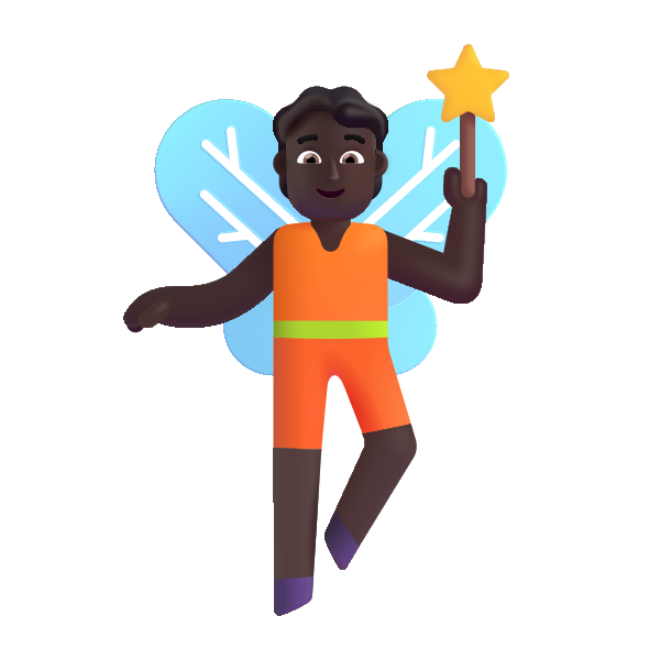 Person Fairy Color Dark