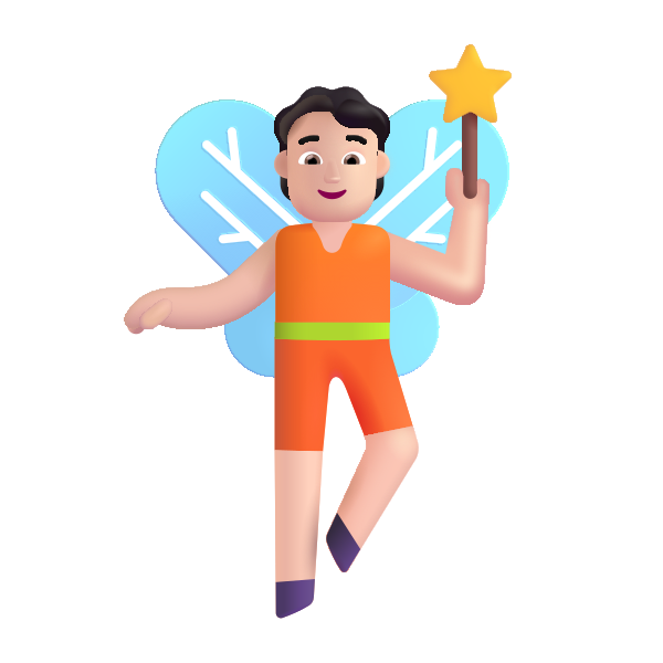 Person Fairy Color Light Vector