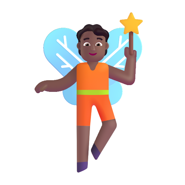 Person Fairy Color Medium Dark