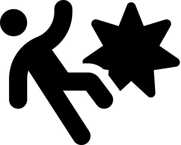 Person Falling Burst