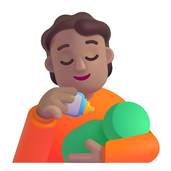 Person Feeding Baby Color Medium