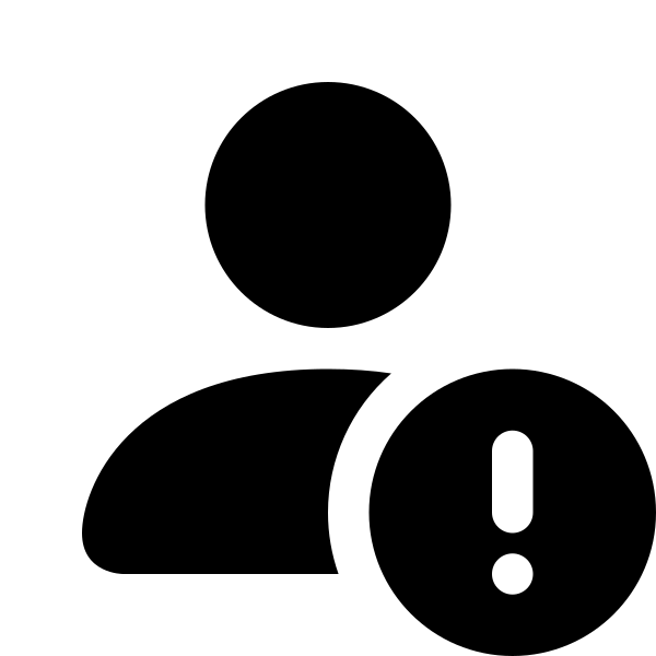 Person Fill Exclamation