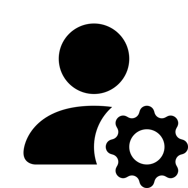 Person Fill Gear