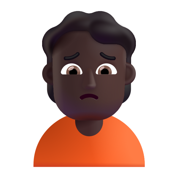 Person Frowning Color Dark Vector