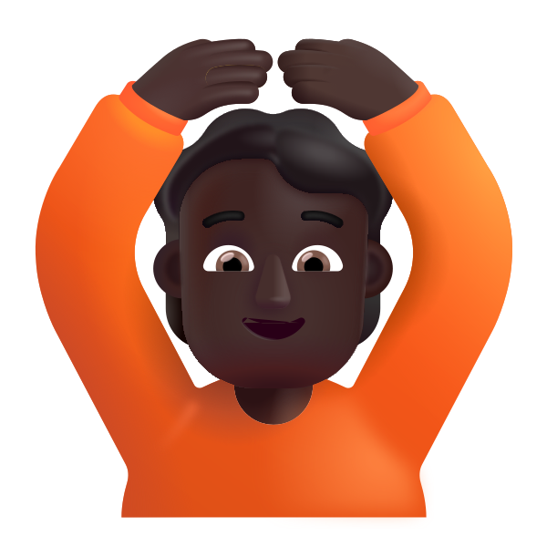 Person Gesturing Ok Color Dark Vector