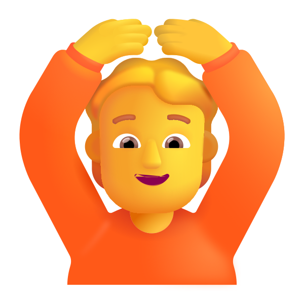 Person Gesturing Ok Color Default Vector