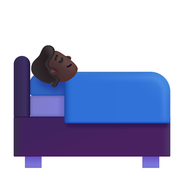 Person In Bed Color Dark