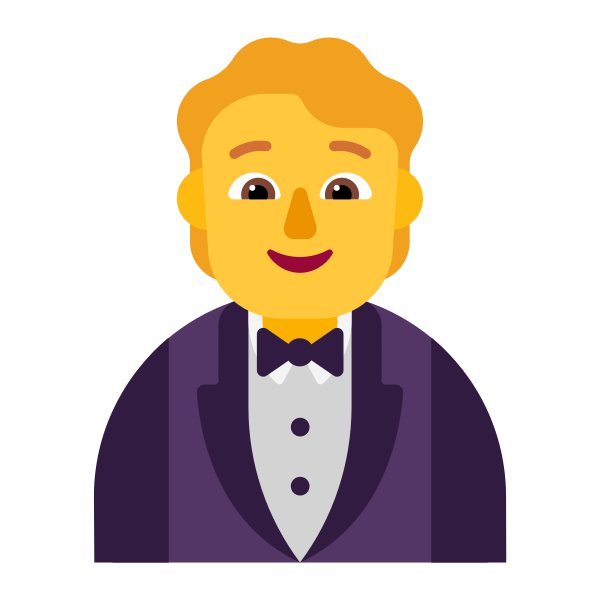Person In Tuxedo Flat Default