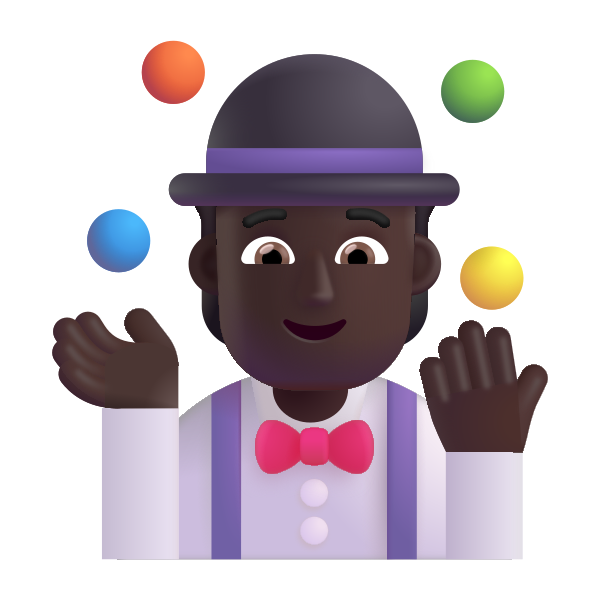 Person Juggling Color Dark