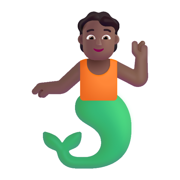 Person Merpeople Color Medium Dark