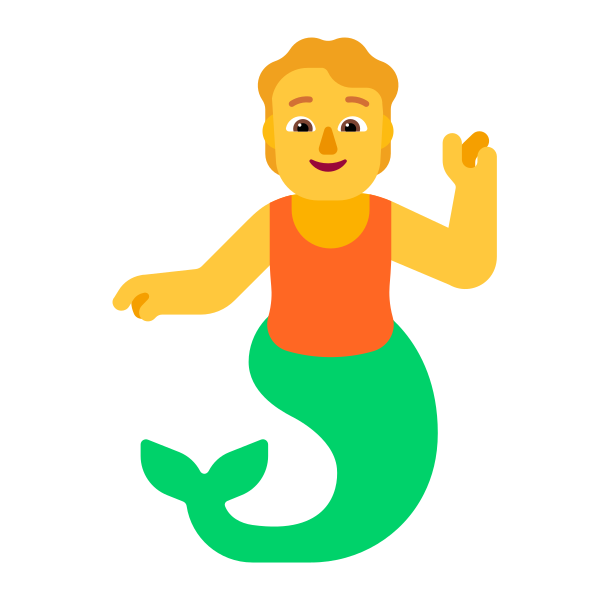 Person Merpeople Flat Default Vector