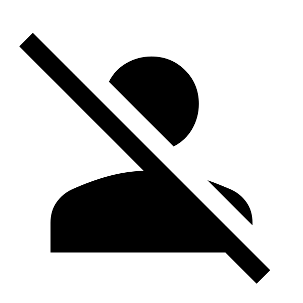 Person Off Fill