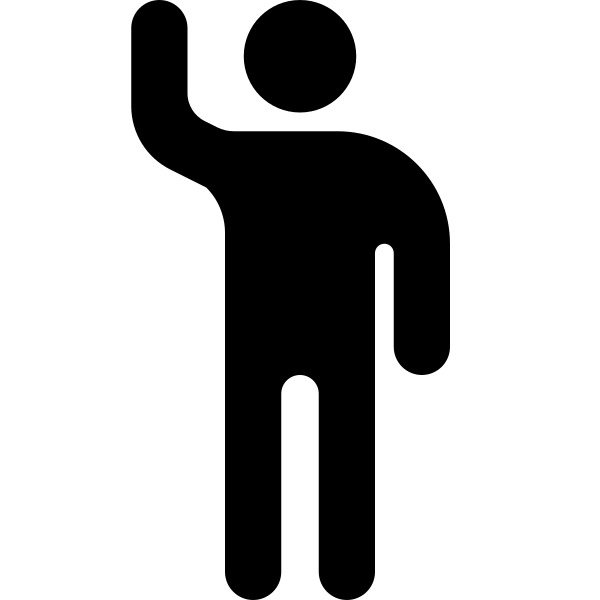 Person Raised Hand
