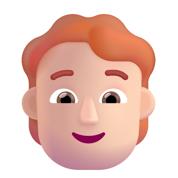 Person Red Hair Color Light Vector