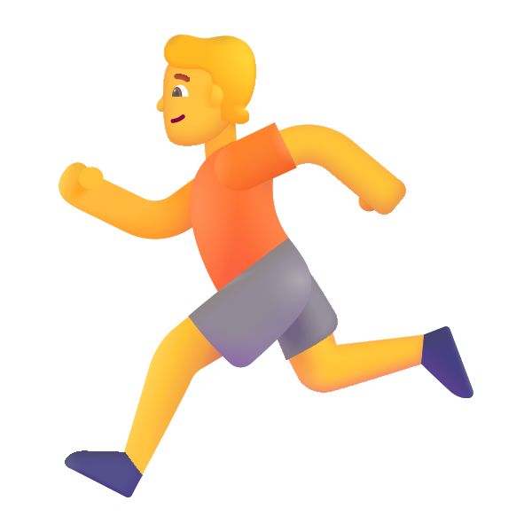Person Running Color Default