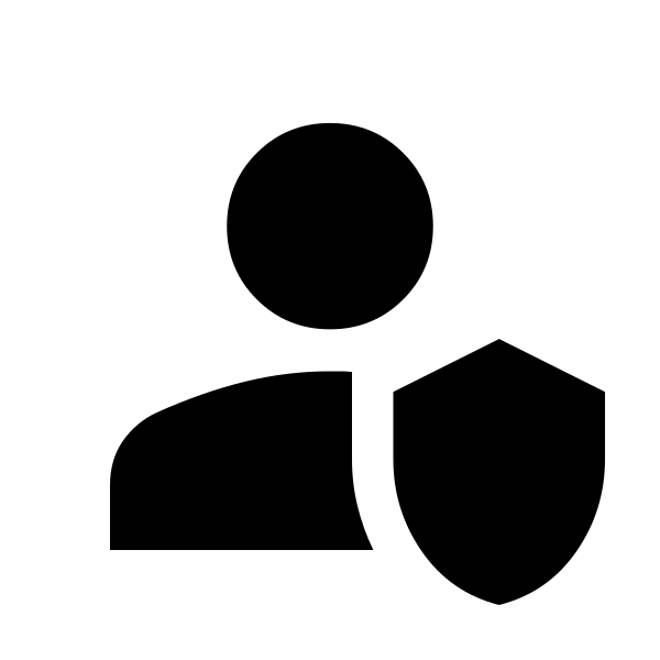 Person Shield Fill