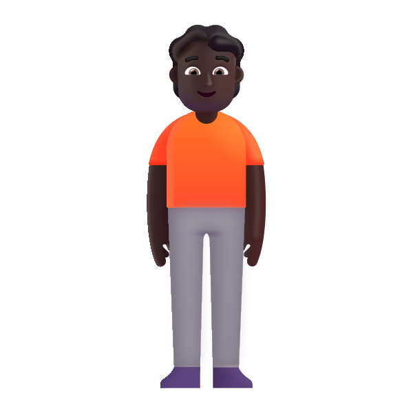 Person Standing Color Dark