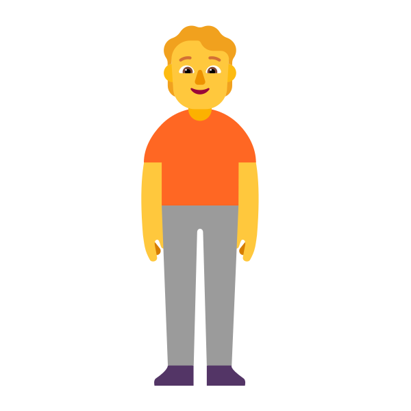 Person Standing Flat Default