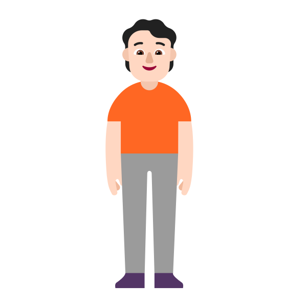 Person Standing Flat Light