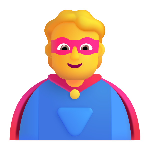 Person Superhero Color Default