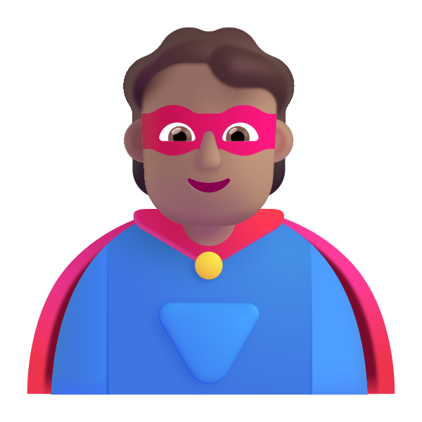 Person Superhero Color Medium