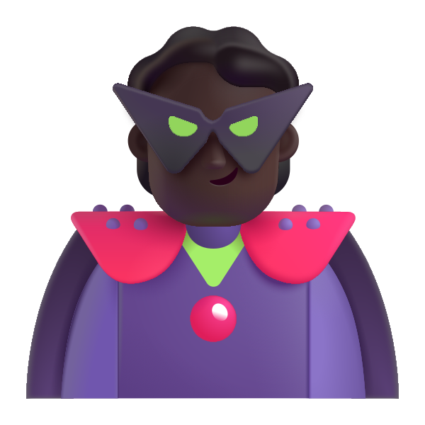 Person Supervillain Color Dark Vector