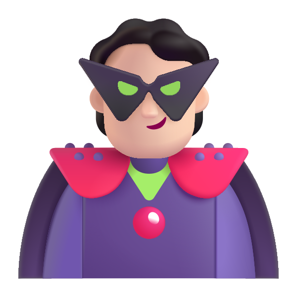 Person Supervillain Color Light Vector