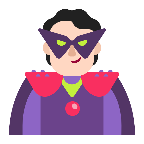 Person Supervillain Flat Light