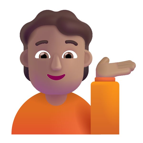 Person Tipping Hand Color Medium Vector