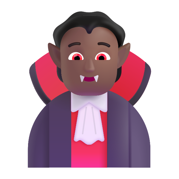 Person Vampire Color Medium Dark
