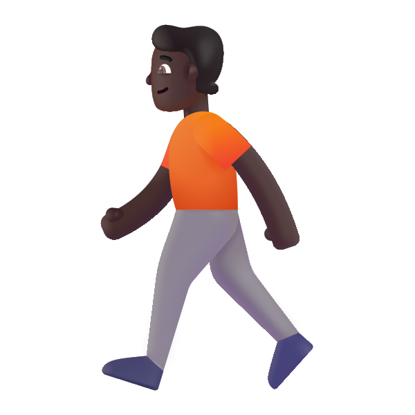 Person Walking Color Dark
