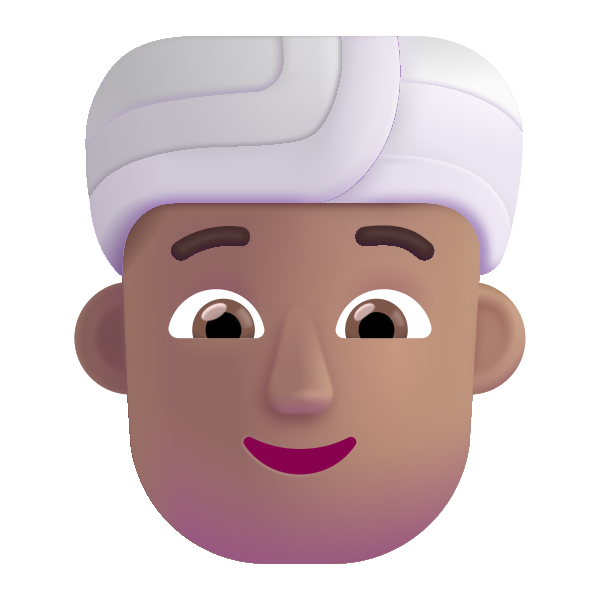 Person Wearing Turban Color Medium Vector