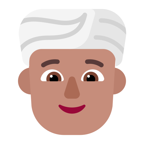 Person Wearing Turban Flat Medium Vector