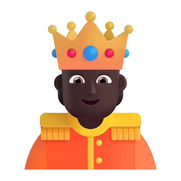 Person With Crown Color Dark