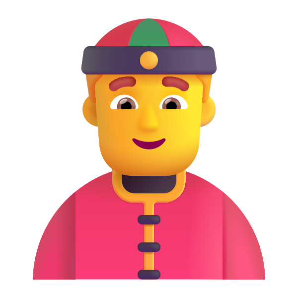 Person With Skullcap Color Default