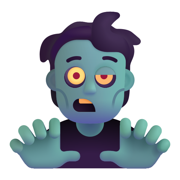 Person Zombie Color Vector