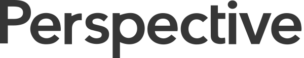 Perspective Wordmark Dark Vector