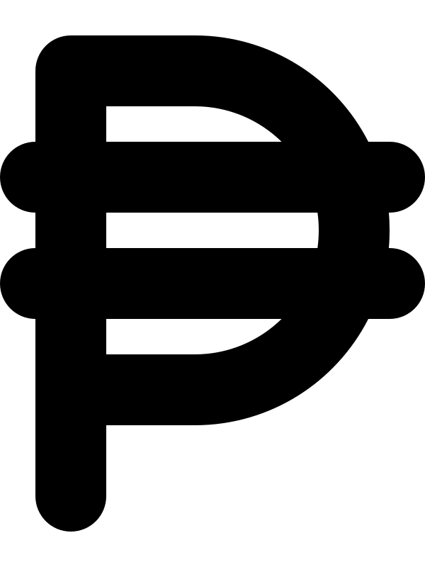 Peso Sign