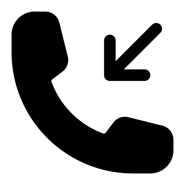 Phone Arrow Down Left