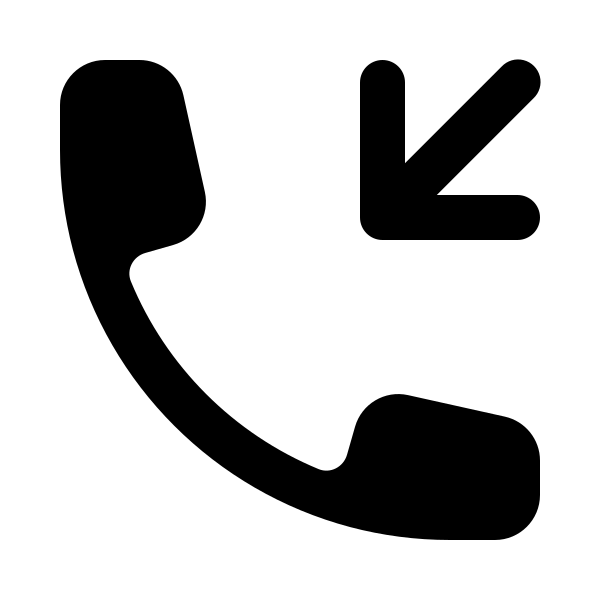 Phone Arrow Down Left