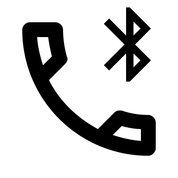 Phone Bluetooth Outline