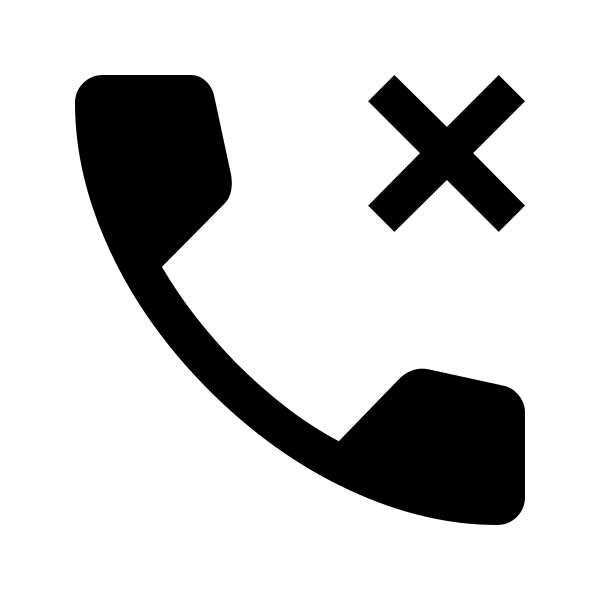 Phone Cancel Fill
