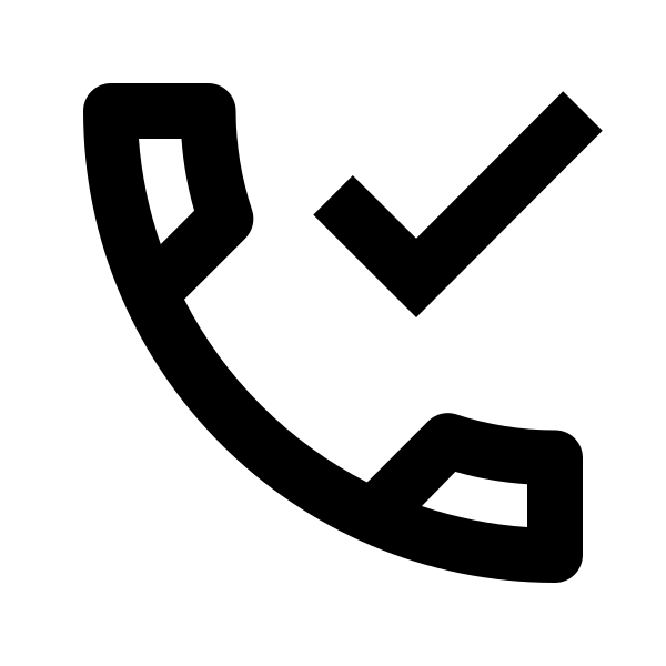 Phone Check Outline